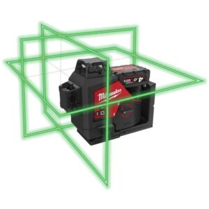 تراز لیزري نور سبز 360 درجه 12 ولت شارژی میلواکی مدل M123PL-401C