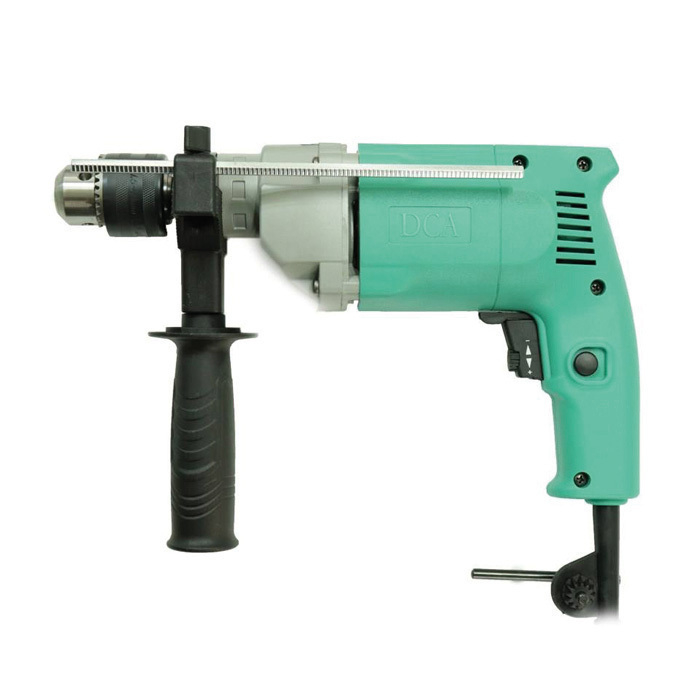 دریل سه نظام آچاری گیربکسی ،چکشی 13 میلیمتر500وات AZJ03-13 دی سی ای dca